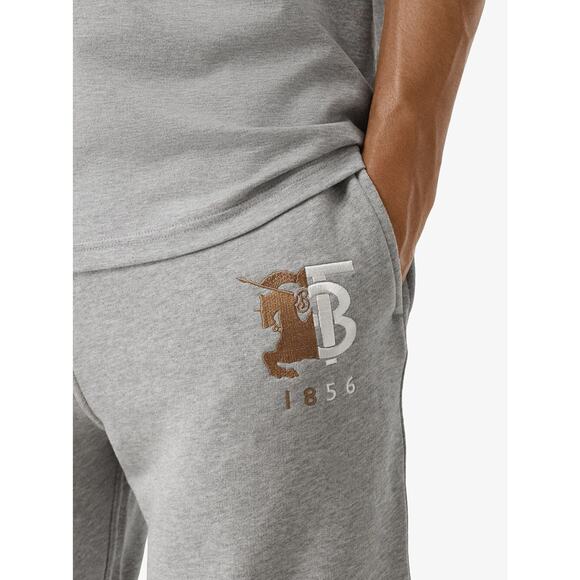 Burberry Interlocking TB Logo Men Size M Gray Track Jogger Sweatpants NWT $630 - Picture 5 of 10